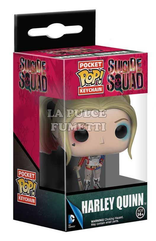 SUICIDE SQUAD: HARLEY QUINN - POP FUNKO POCKET KEYCHAN 4 CM